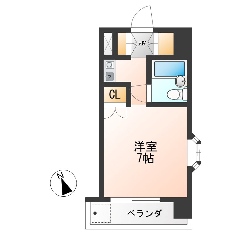 エトワール宇都宮第５ 411号室 間取り