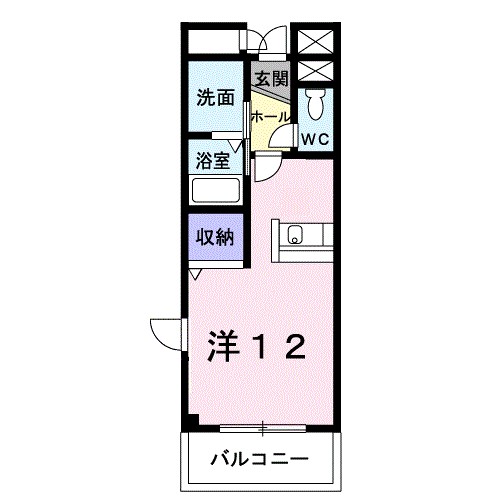 アニュー　アフェニティー 間取り図