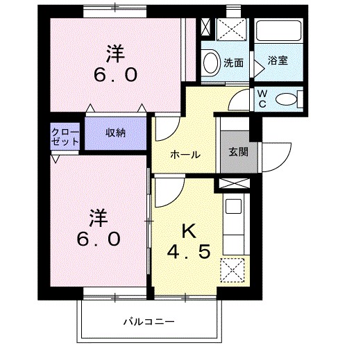 エクセル城東Ｃ 間取り図