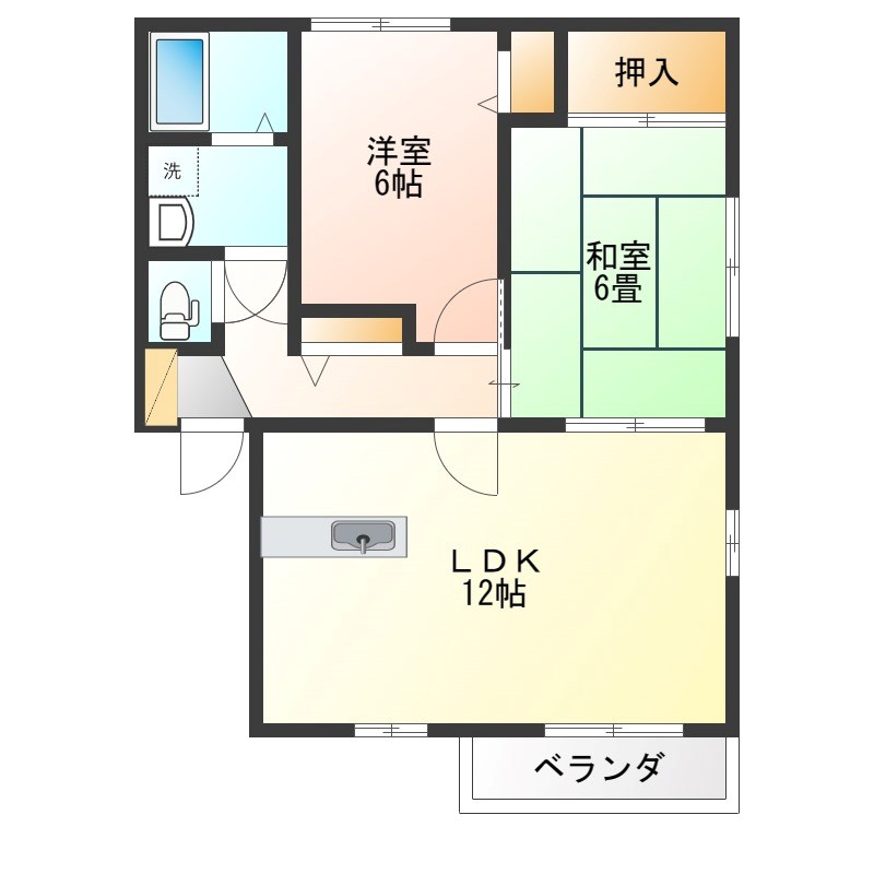 メゾン・ワイズB棟 間取り図