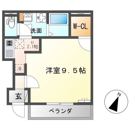 パープリッシュ桜 間取り図