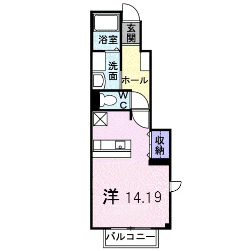 フローラルハイツⅢ 間取り図