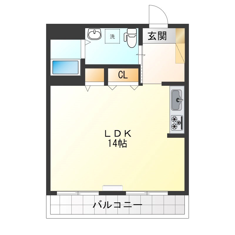 フロンティア 間取り図