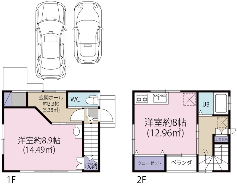 宿郷５丁目貸家 間取り