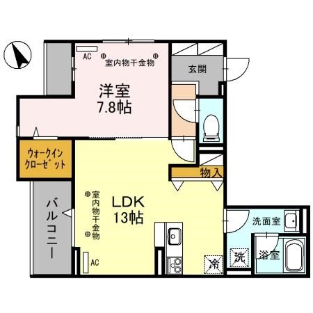 TORISIAS大通り 201号室 間取り