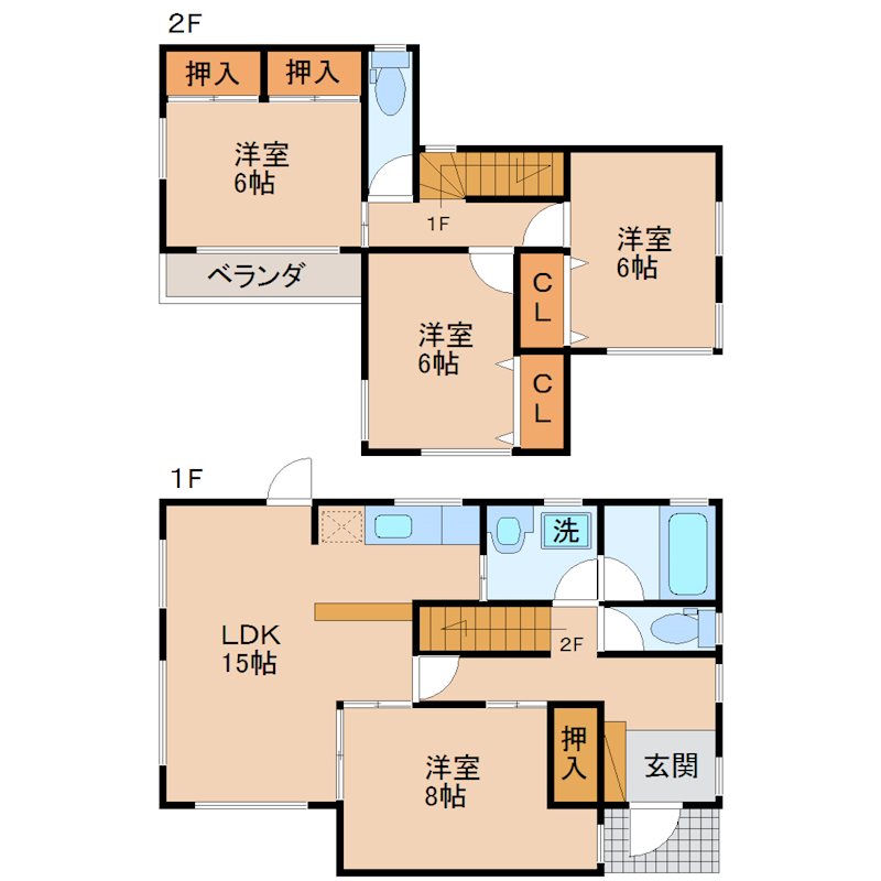 東水沼戸建 間取り