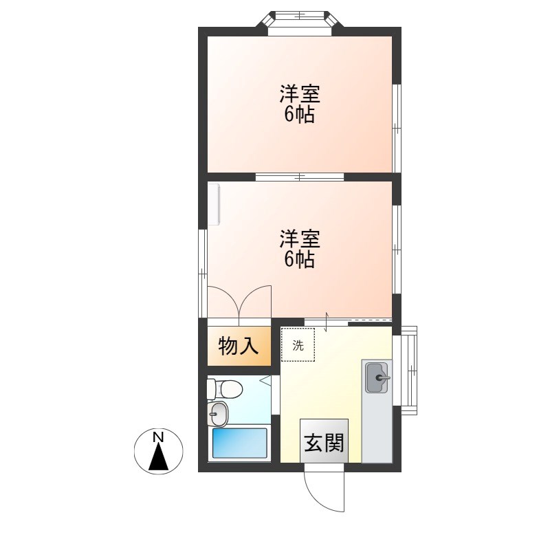 グランヴェール江曽島 間取り図