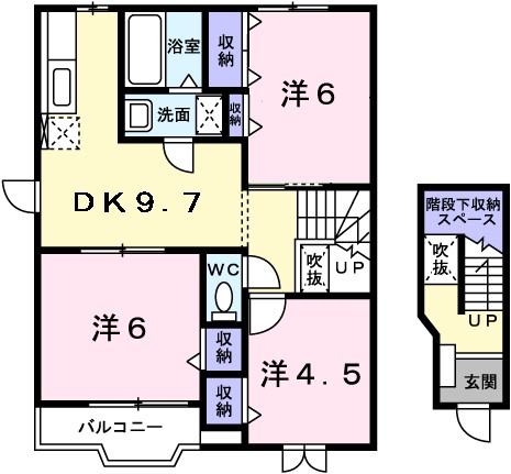 サニーハウスⅠ 間取り図