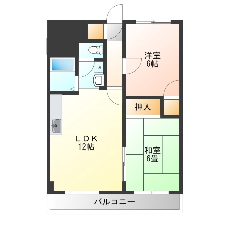 グリーンハイツ 間取り図