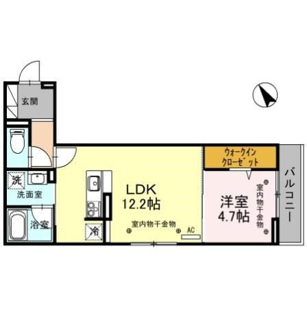 TORISIAS大通り 302号室 間取り