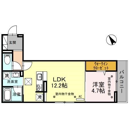 TORISIAS大通り 102号室 間取り