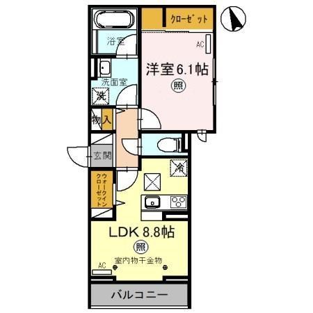 TORISIAS今泉3丁目 間取り図