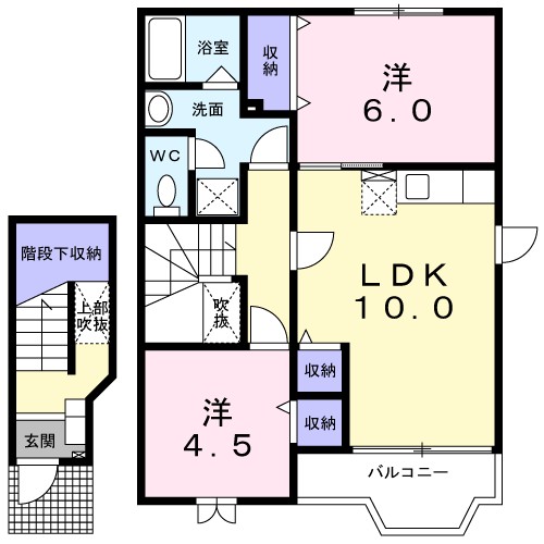 コンチェルト　Ｂ 間取り図