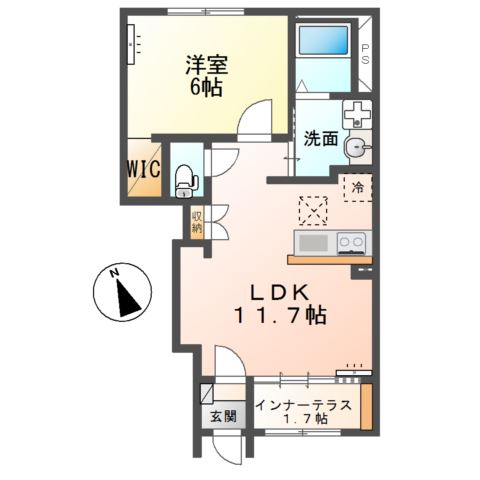 （仮）立木新築アパート 間取り