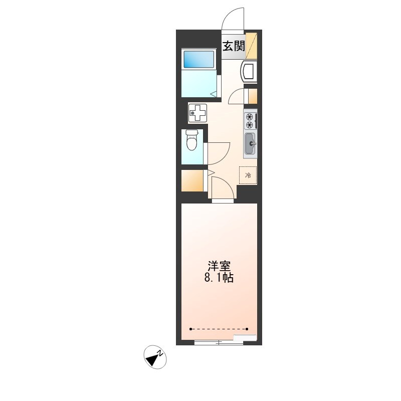 IRMS 103号室 間取り