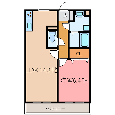 ハイツ　ジョイ 間取り図