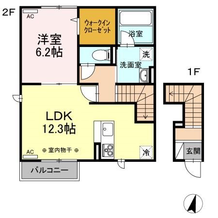 クレールガーデン 間取り図