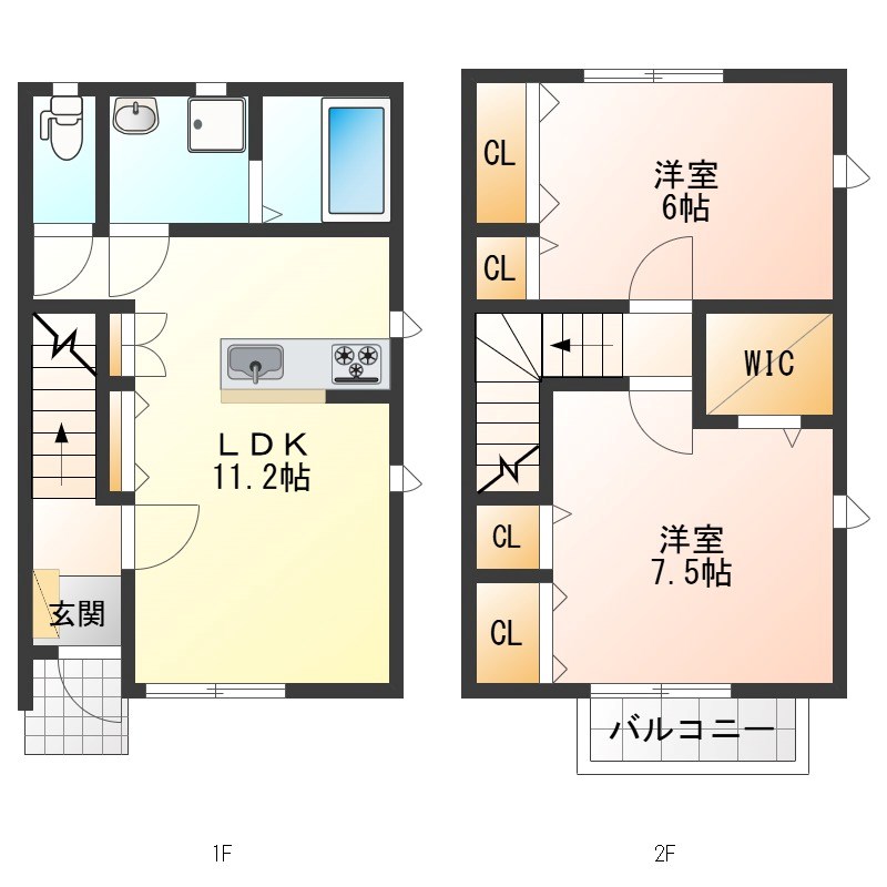 ナチュールメゾン 間取り図