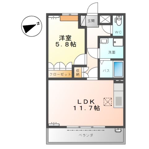 ユア・ハウス 間取り図