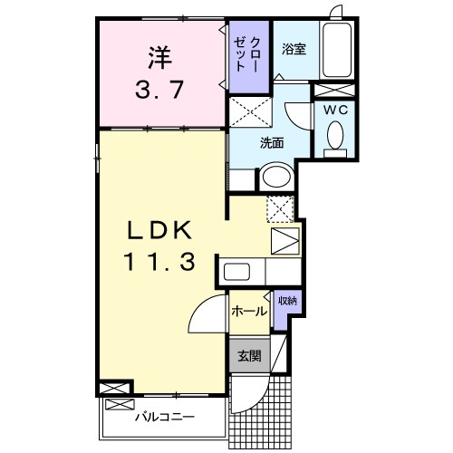 フィランソロピー２　Ｂ 間取り図