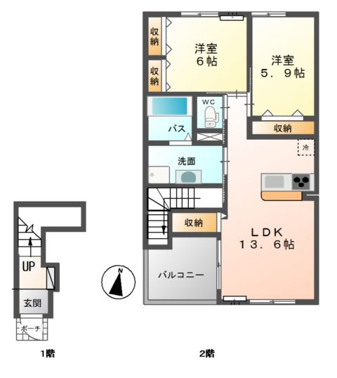 エクセルパレス 間取り図