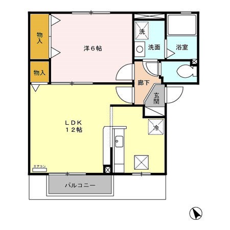 セジュールソフィアC 間取り図