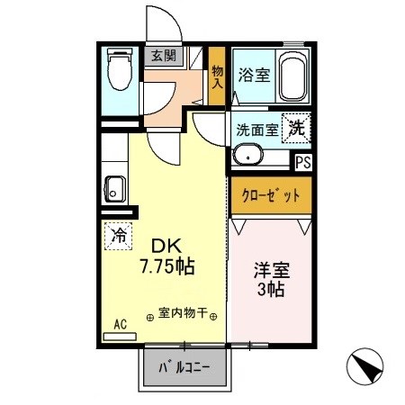 ウインドワードガーデンズF 間取り図