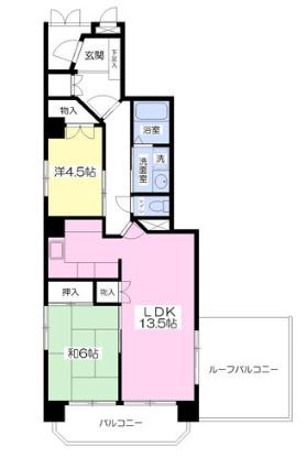 エクシール　東宿郷 205号室 間取り