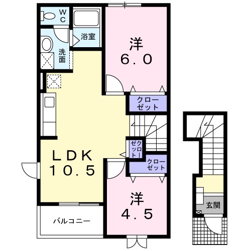 プリムローズ 間取り図