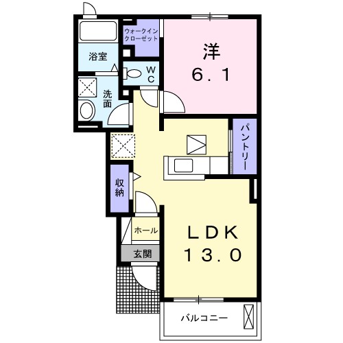 コクーン・Ⅰ 間取り図