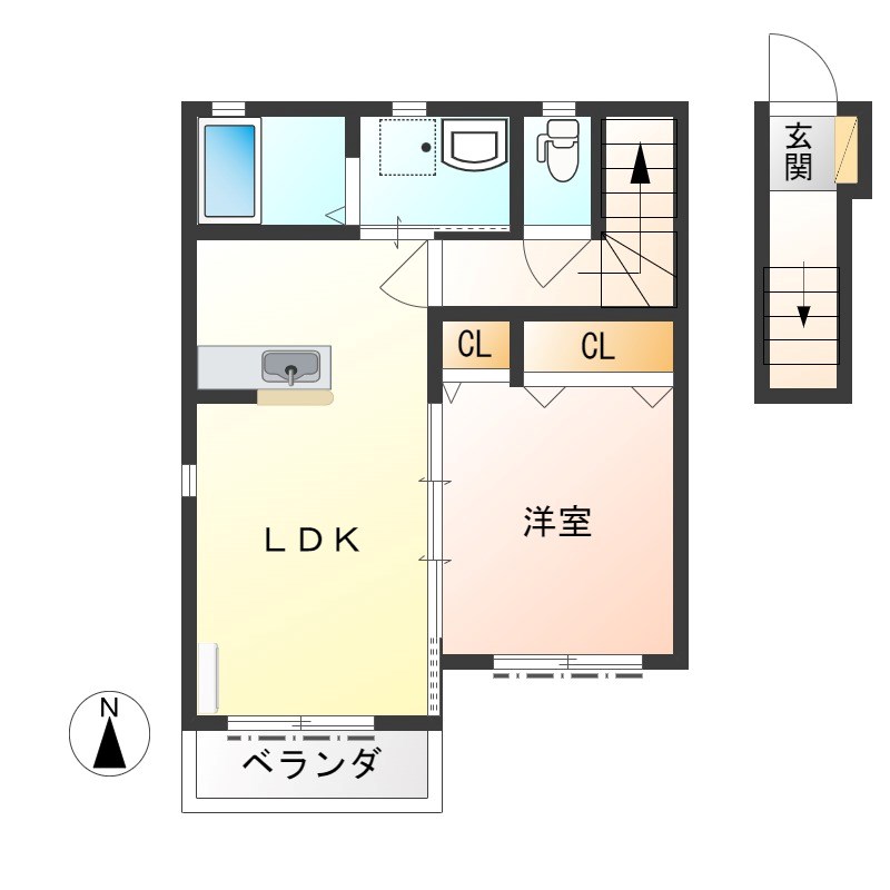 ラフィネ  間取り図