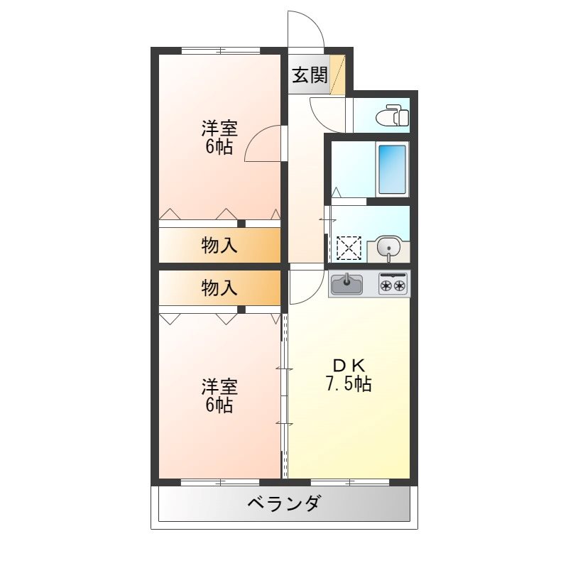 ハイツパルソー 301号室 間取り