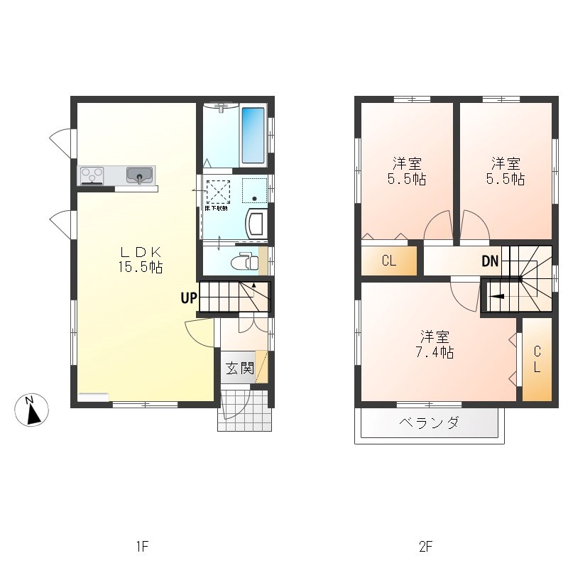 ヤマト戸建 間取り図