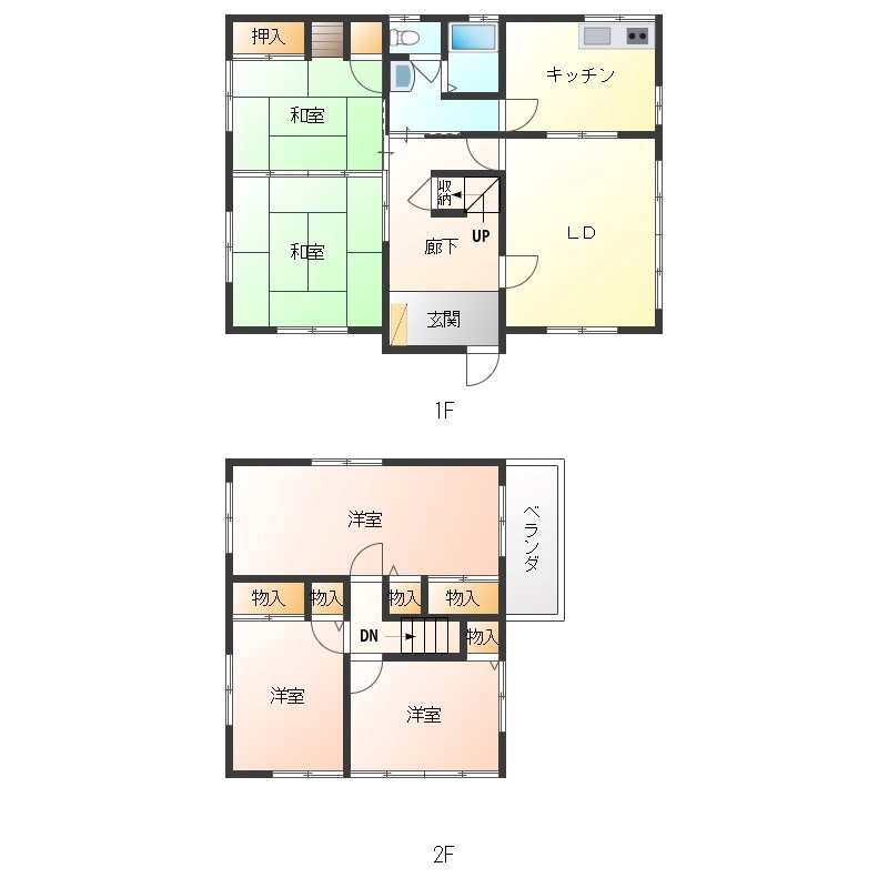 小金井住宅 間取り図