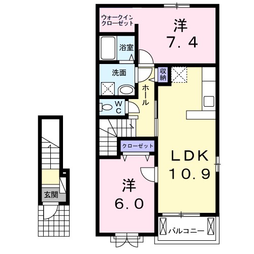 メロディ 間取り図