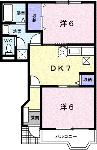 コート・ドソレイユＡ 間取り図