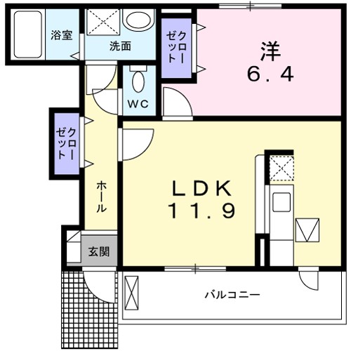 グレースぐみの木 間取り図