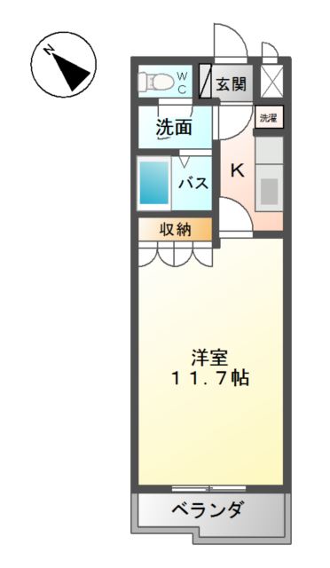 スカイハイツ 間取り