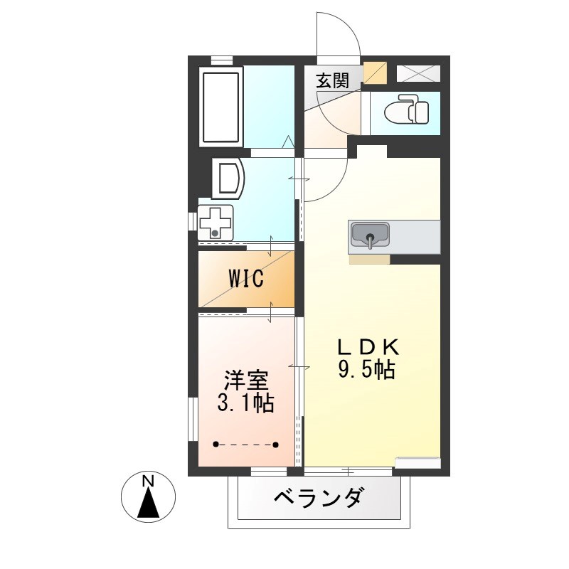 サンクテュエール 間取り図