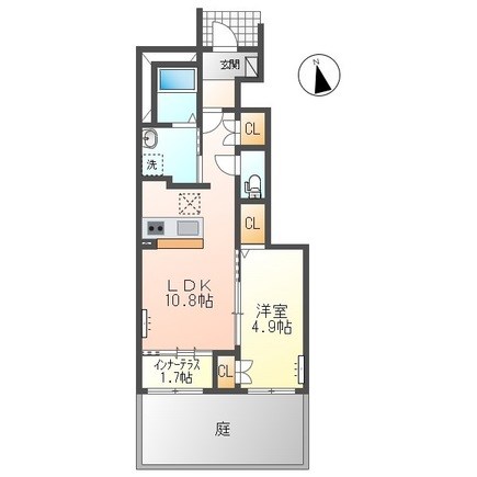 仮）シェルルスターテラス鶴田 間取り図