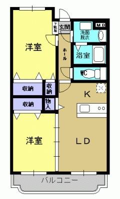 Y&amp;amp;Mシャルム簗瀬 間取り図