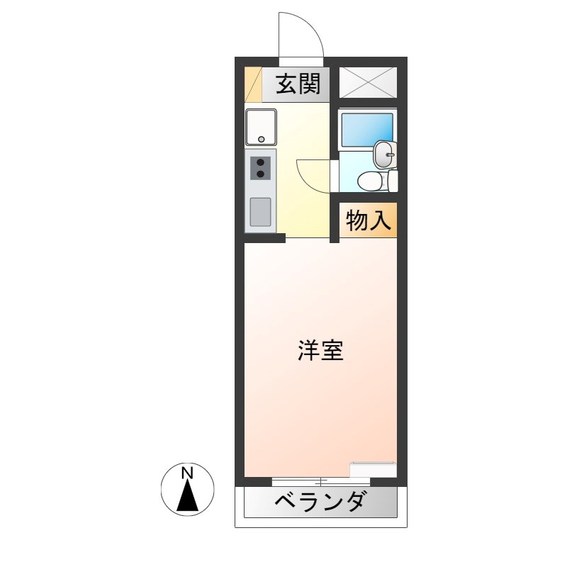 インプルーヴ今小路 間取り図