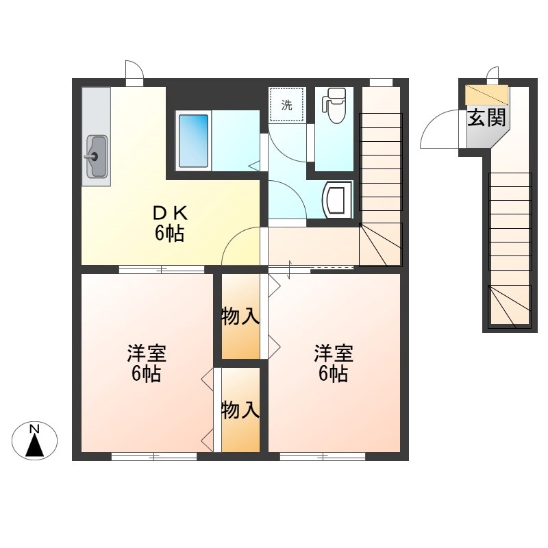 ウッディベル21 間取り図