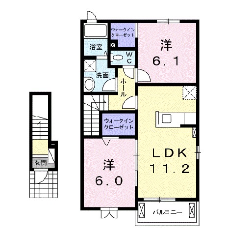 クリア　リージョンＡ 間取り図