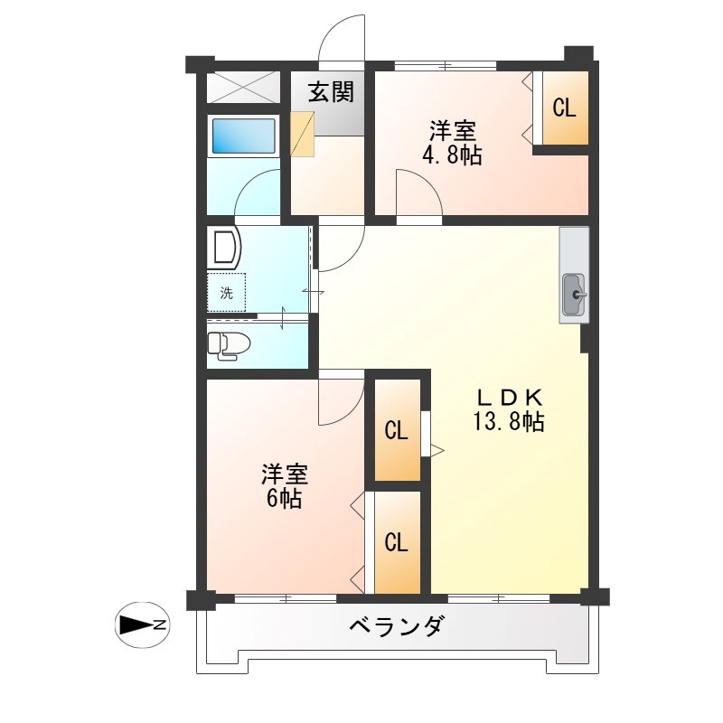 城東マンション 間取り