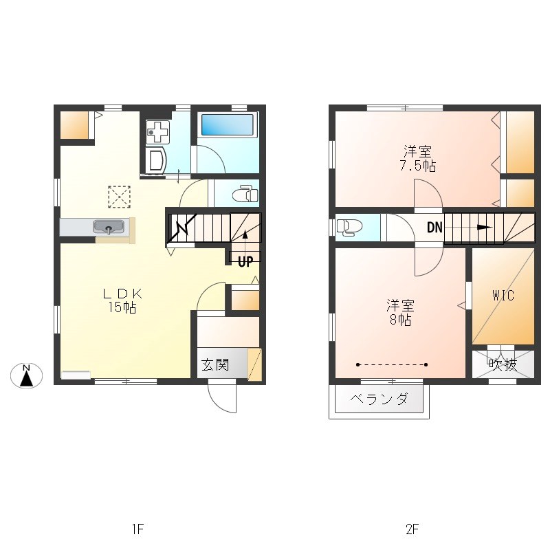 シェ・モア　B 間取り図