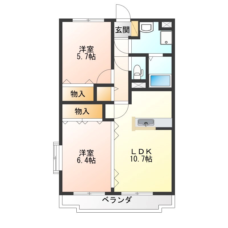 ユーミーやなせ 間取り図