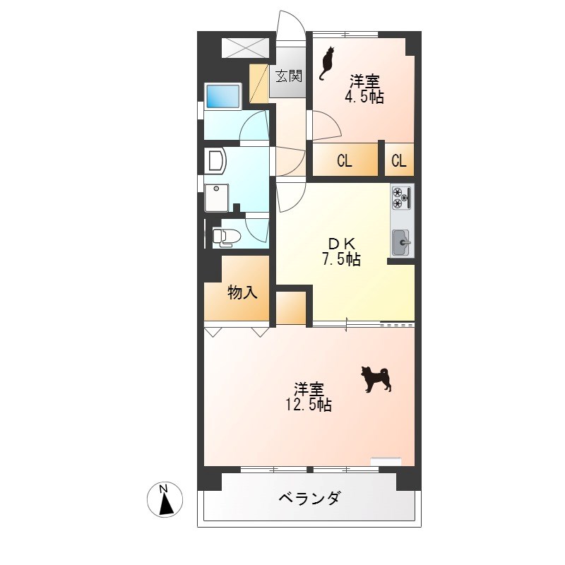 パークビュースーデン 間取り