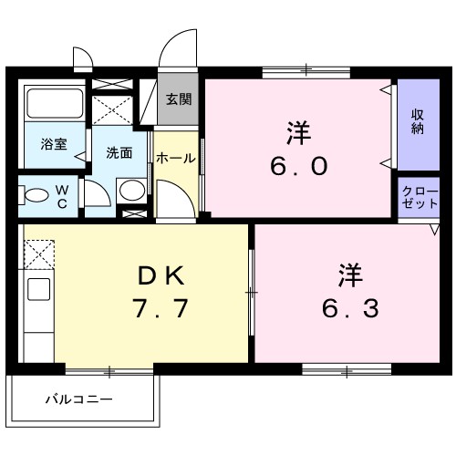 マリアージュＳ 間取り図