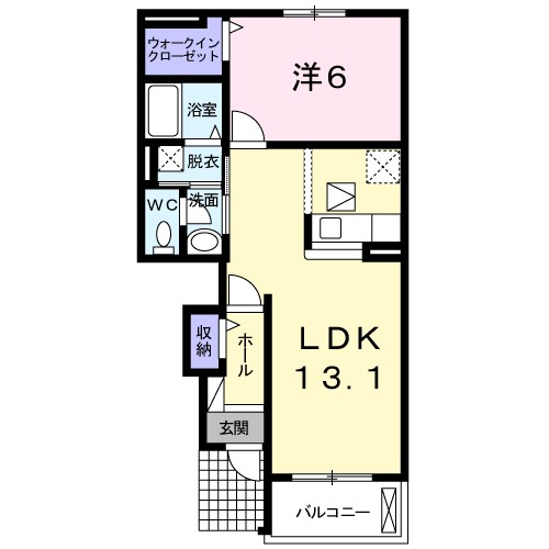 レオンⅡＡ 間取り図